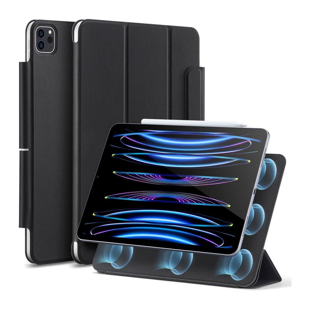 ESR iPad Pro 11" (2022 / 2021 / 2020 / 2018) Rebound Magnetic Flip Deksel - Svart