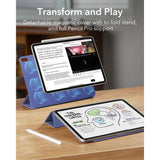 ESR iPad Air 11" (2026 / 2025 / 2024) / Air (2022 / 2020) Rebound Magnetic Flip Deksel - Blå