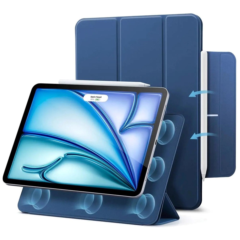 ESR iPad Air 11" (2026 / 2025 / 2024) / Air (2022 / 2020) Rebound Magnetic Flip Deksel - Blå