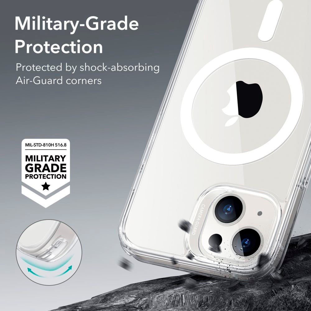 ESR iPhone 14 / 13 Classic Hybrid Deksel - MagSafe Kompatibel - Gjennomsiktig