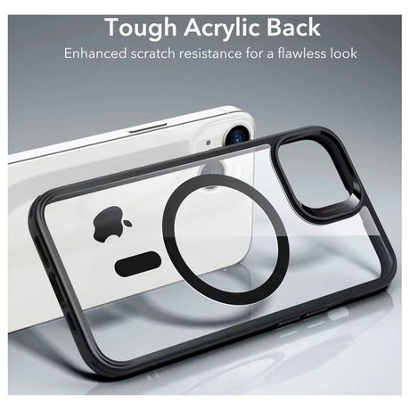 ESR iPhone 14 / 13 Classic Hybrid Deksel - MagSafe Kompatibel - Gjennomsiktig / Svart