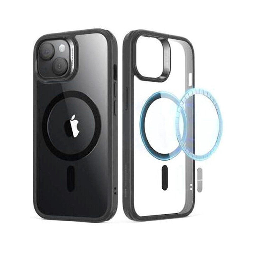 ESR iPhone 15 Classic Hybrid Deksel - MagSafe Kompatibel - Gjennomsiktig / Svart