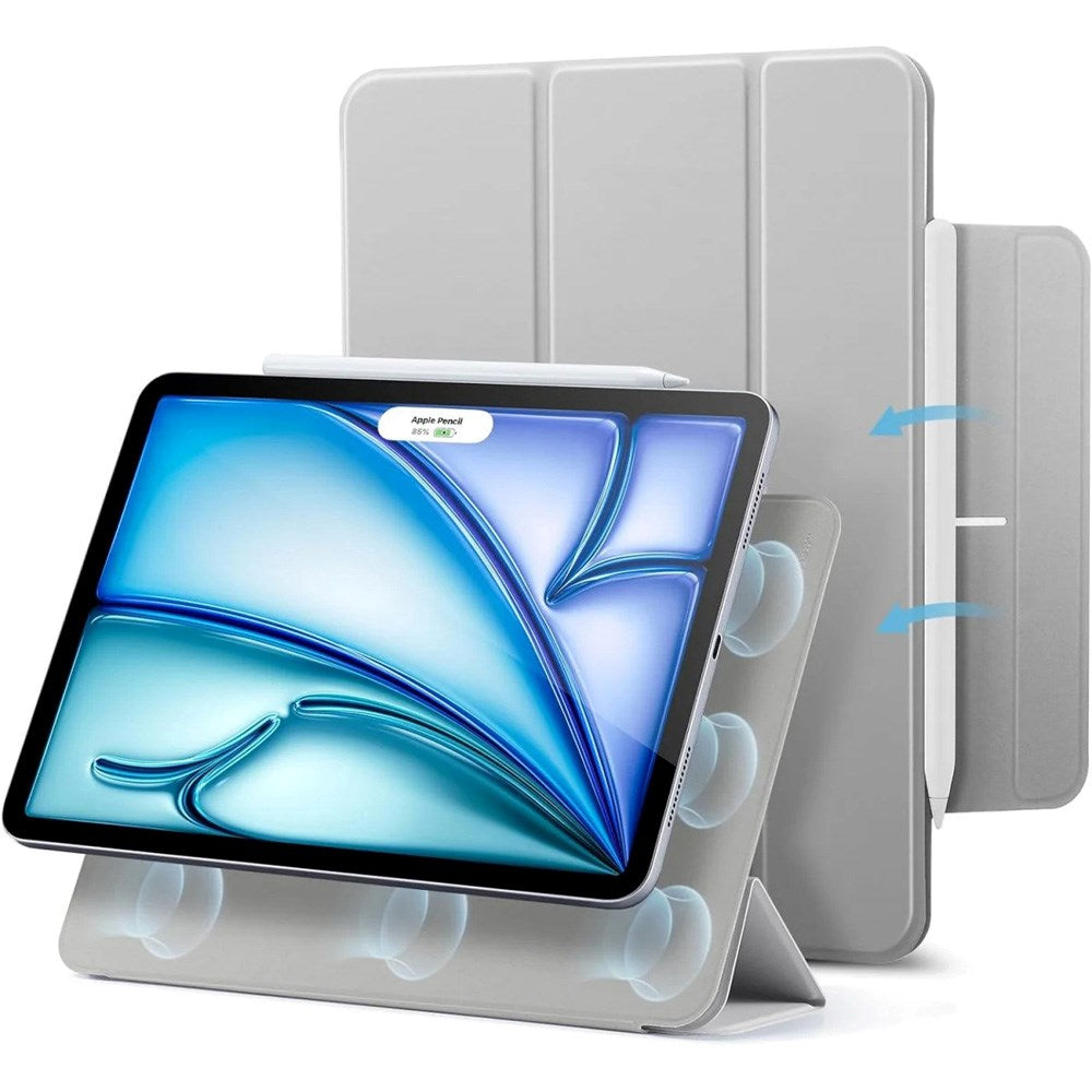 ESR iPad Air 11" (2026 / 2025 / 2024) / Air 10.9" (2022 / 2020) / Pro 11" (2018) Rebound Magnetic Flip Deksel - Grå