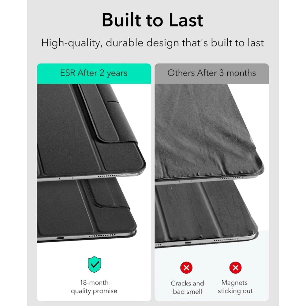 iPad Pro 11" (2025/2024) ESR Deksel – Magnetisk – Svart