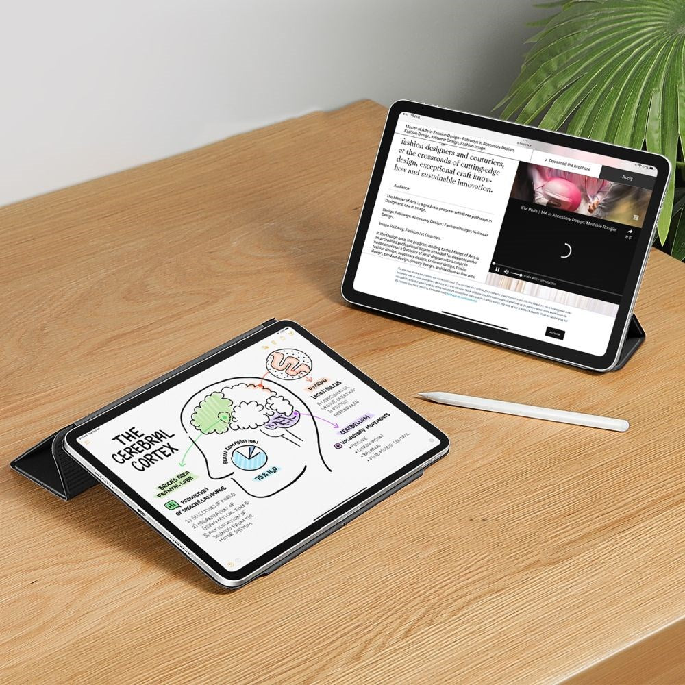 iPad Pro 11" (2025 / 2024) ESR Rebound Magnetic Flip Deksel - Svart