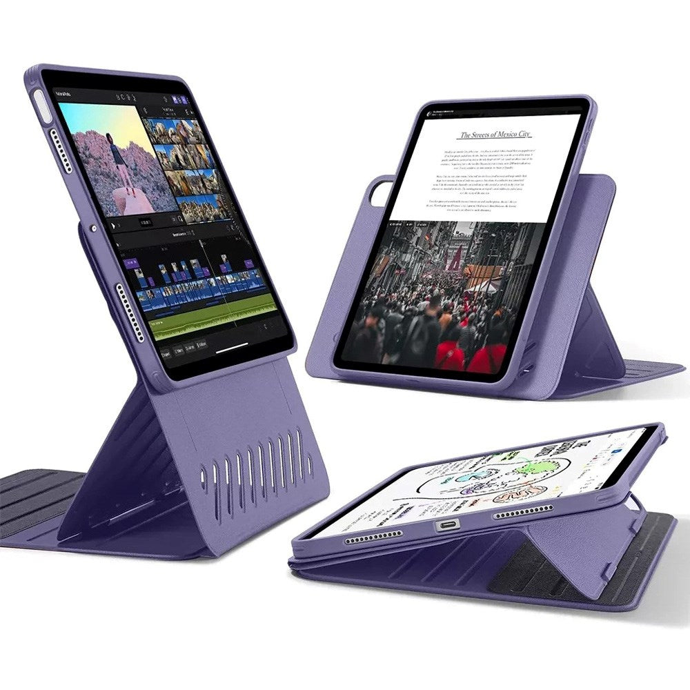 ESR iPad Air 13" (2026 / 2025 / 2024) Shift Flip Deksel med Avtakbart Deksel - Lilla