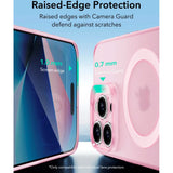 ESR iPhone 16 Pro Zero Clear Fleksibelt Plast Deksel - MagSafe Kompatibel - Matt Rosa