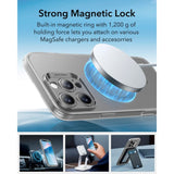 ESR iPhone 16 Pro Zero Clear Fleksibelt Plast Deksel - MagSafe Kompatibel - Matt Grå