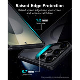 ESR Samsung Galaxy S25 Ultra Classic Hybrid Deksel - MagSafe Kompatibel - Gjennomsiktig / Svart