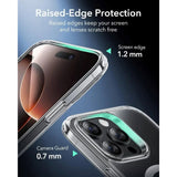 ESR iPhone 16 Pro Max Classic Hybrid Deksel med Camera Control-Knapp - MagSafe Kompatibel - Gjennomsiktig