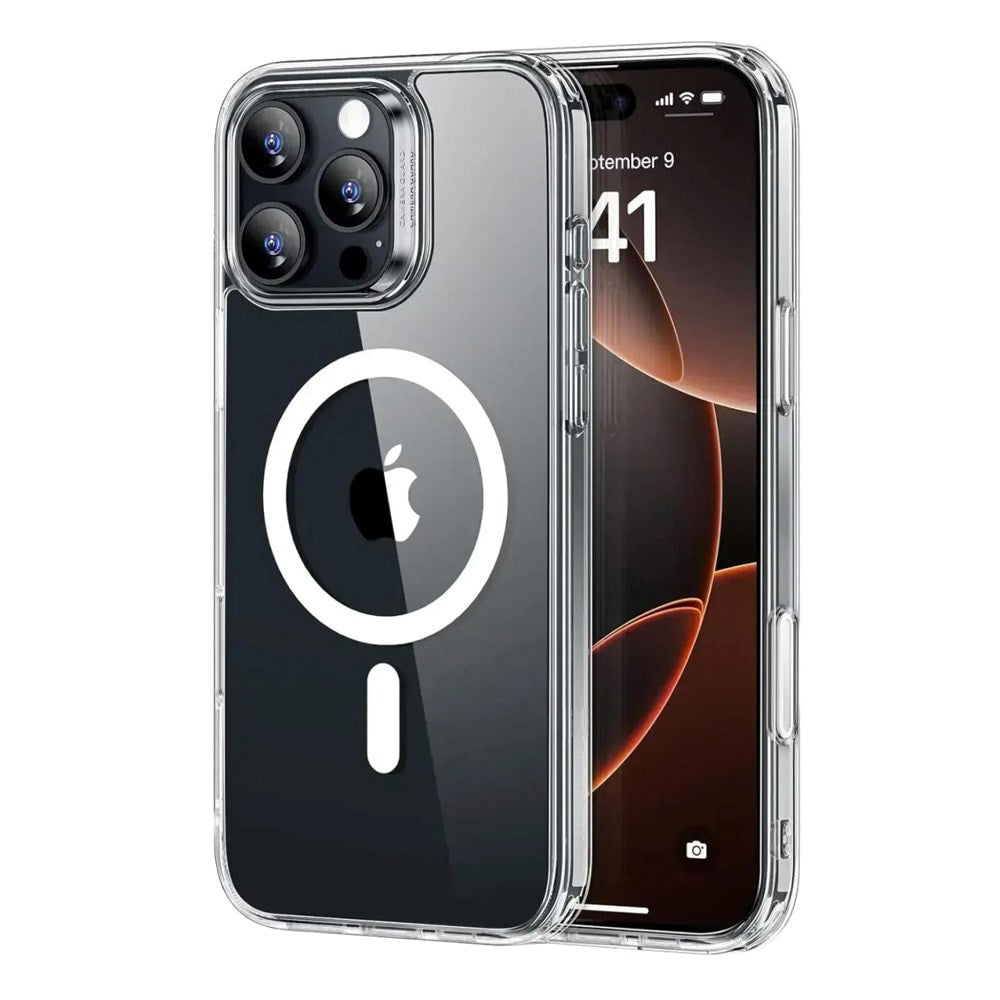 ESR iPhone 16 Pro Max Classic Hybrid Deksel med Camera Control-Knapp - MagSafe Kompatibel - Gjennomsiktig