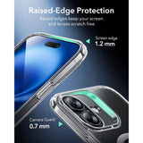 ESR iPhone 16 Plus Classic Hybrid Deksel med Camera Control-Knapp - MagSafe Kompatibel - Gjennomsiktig