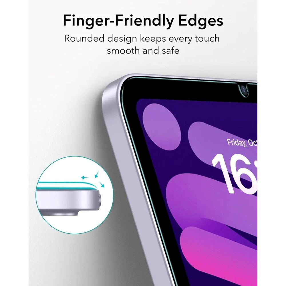 iPad Mini (2024/2021) ESR Herdet Skjermbeskytter med Monteringsramme - 2 stk. - Gjennomsiktig