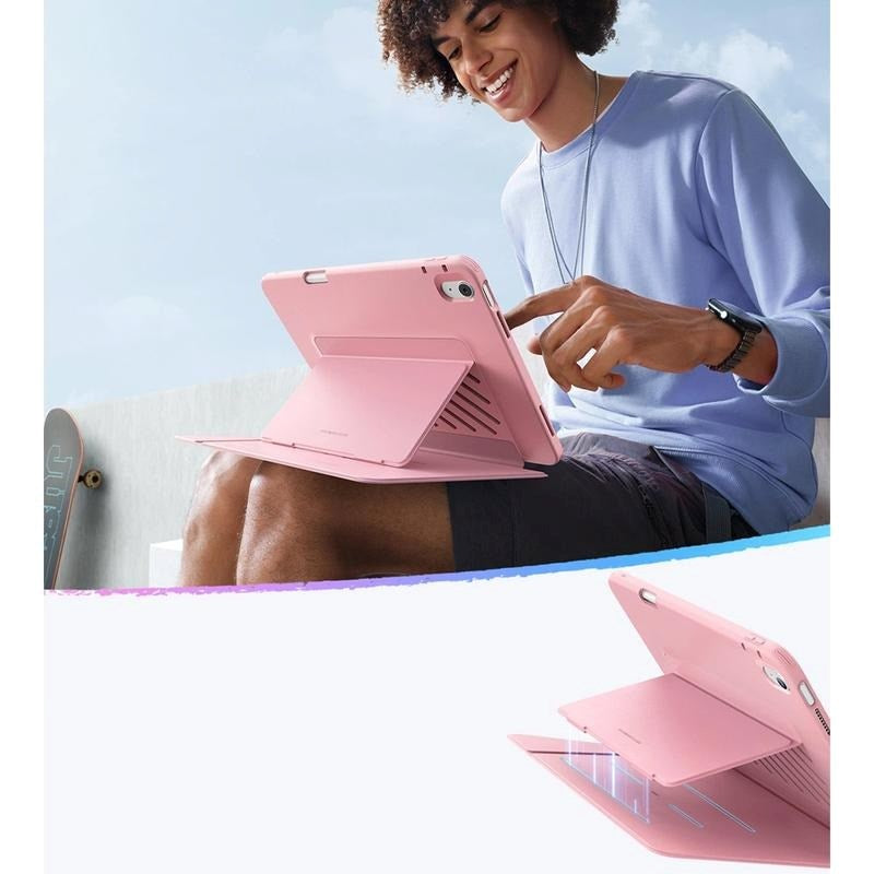 iPad 11" (2025) / 10.9" (2024/2022) ESR Flip Hybrid Deksel – Rosa