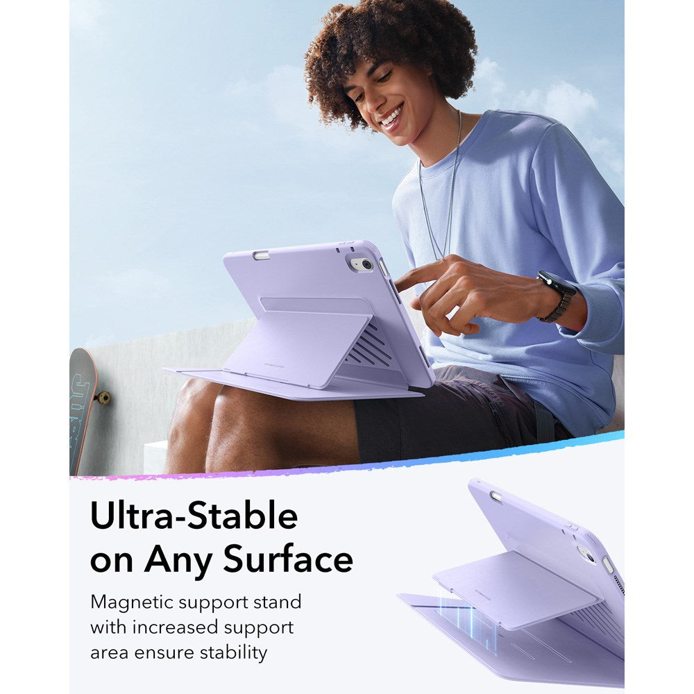 iPad Air 13" (2026 / 2025 / 2024) ESR Flip Hybrid Deksel - Lilla
