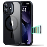 ESR iPhone 17 Classic Hybrid Deksel med Kamerakontrollknapp – MagSafe Kompatibel – Gjennomsiktig / Svart