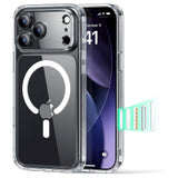 ESR iPhone 17 Pro Classic Hybrid Deksel med Kamerakontrollknapp – MagSafe Kompatibel – Gjennomsiktig