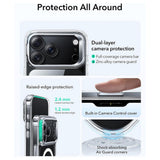 ESR iPhone 17 Pro Max Classic Hybrid Stash Case med Kickstand – MagSafe Kompatibel – Gjennomsiktig