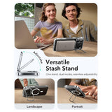ESR iPhone 17 Pro Max Classic Hybrid Stash Case med Kickstand – MagSafe Kompatibel – Gjennomsiktig