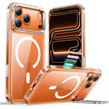 ESR iPhone 17 Pro Max Classic Hybrid Stash Case med Kickstand – MagSafe Kompatibel – Gjennomsiktig