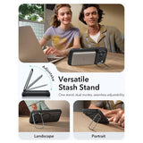 ESR iPhone 17 Pro Max Classic Hybrid Stash Case med Kickstand – MagSafe Kompatibel – Matt Svart