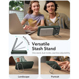 ESR iPhone 17 Pro Classic Hybrid Stash Case med Kickstand – MagSafe Kompatibel – Matt Grønn