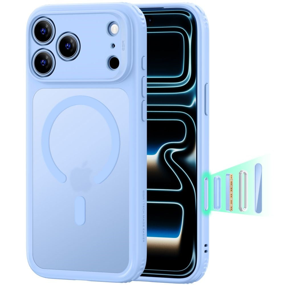 iPhone 18 Pro Max / 17 Pro Max ESR Classic Hybrid Deksel - MagSafe Kompatibel - Blå