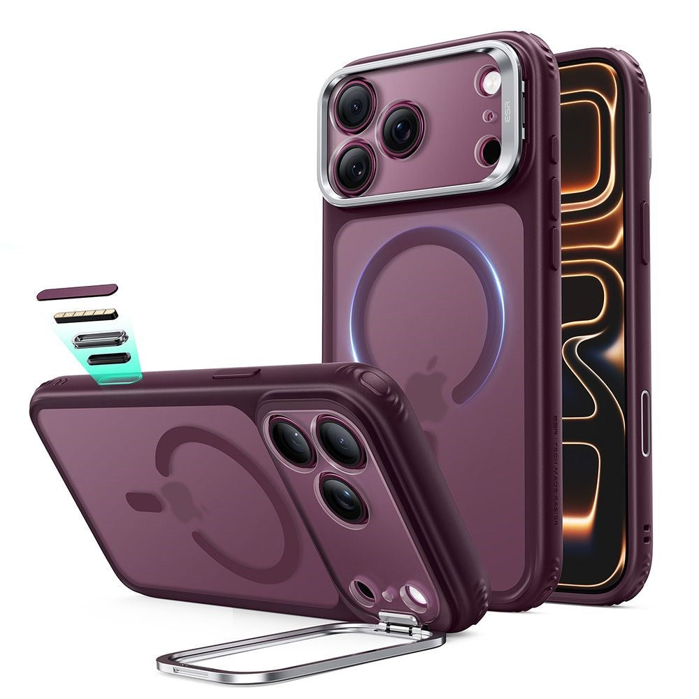 iPhone 18 Pro Max / 17 Pro Max ESR Classic Hybrid Kickstand Deksel - MagSafe Kompatibel - Rød