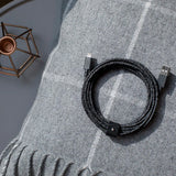 Native Union Belt Cable USB-A til Lightning med Skinnspende 3 meter. - Kosmos