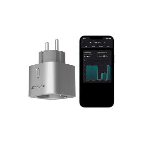 EcoFlow Smart Plug Vegglader - Grå