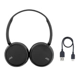 JVC Deep Bass HA-S36W Trådløse On-Ear Øretelefoner - Svart
