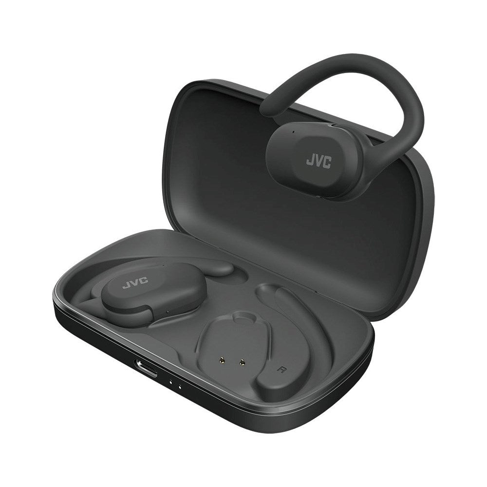 JVC Nearphones HA-NP40T True Wireless Open-Ear Hodetelefoner - Svart