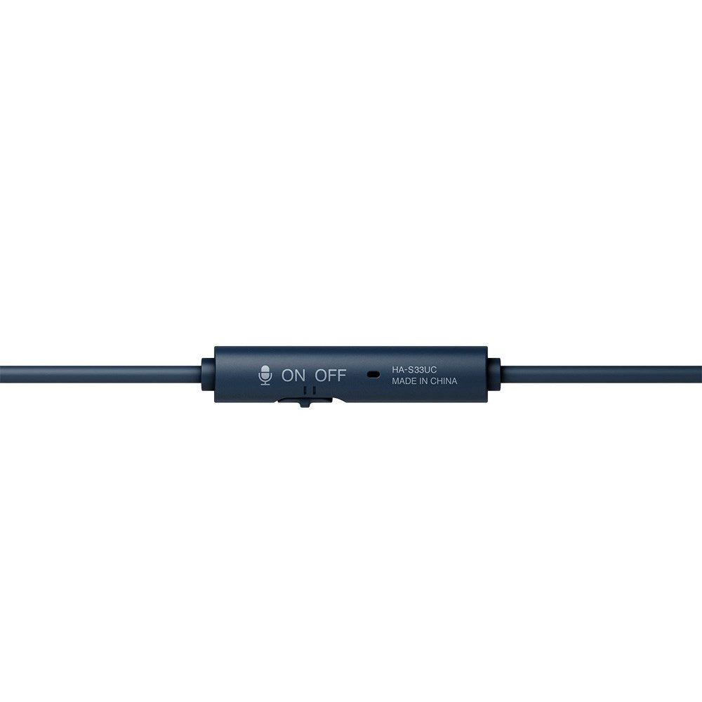 JVC HA-S33UC On-Ear Hodesett med ledning - Mørk Blå