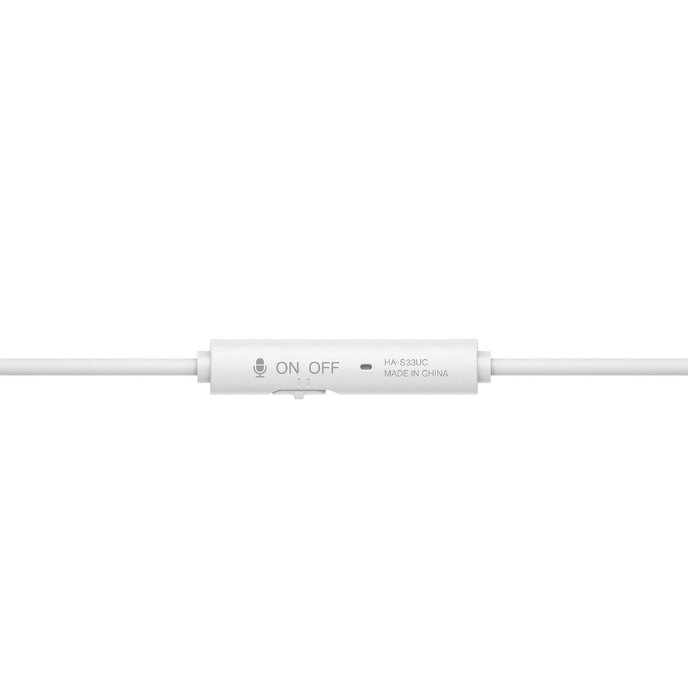 JVC HA-S33UC On-Ear Hodesett med ledning - Hvit