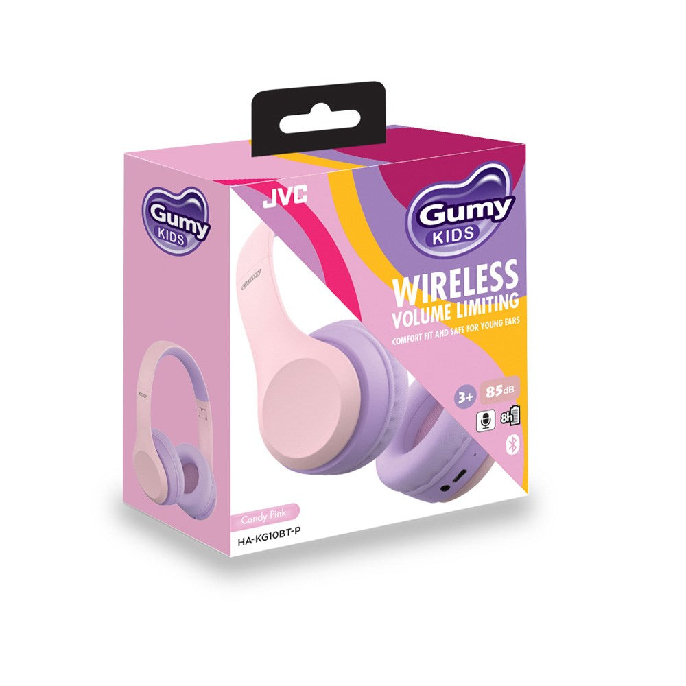 JVC Gumy Kids True Wireless Hodetelefoner – Candy Pink