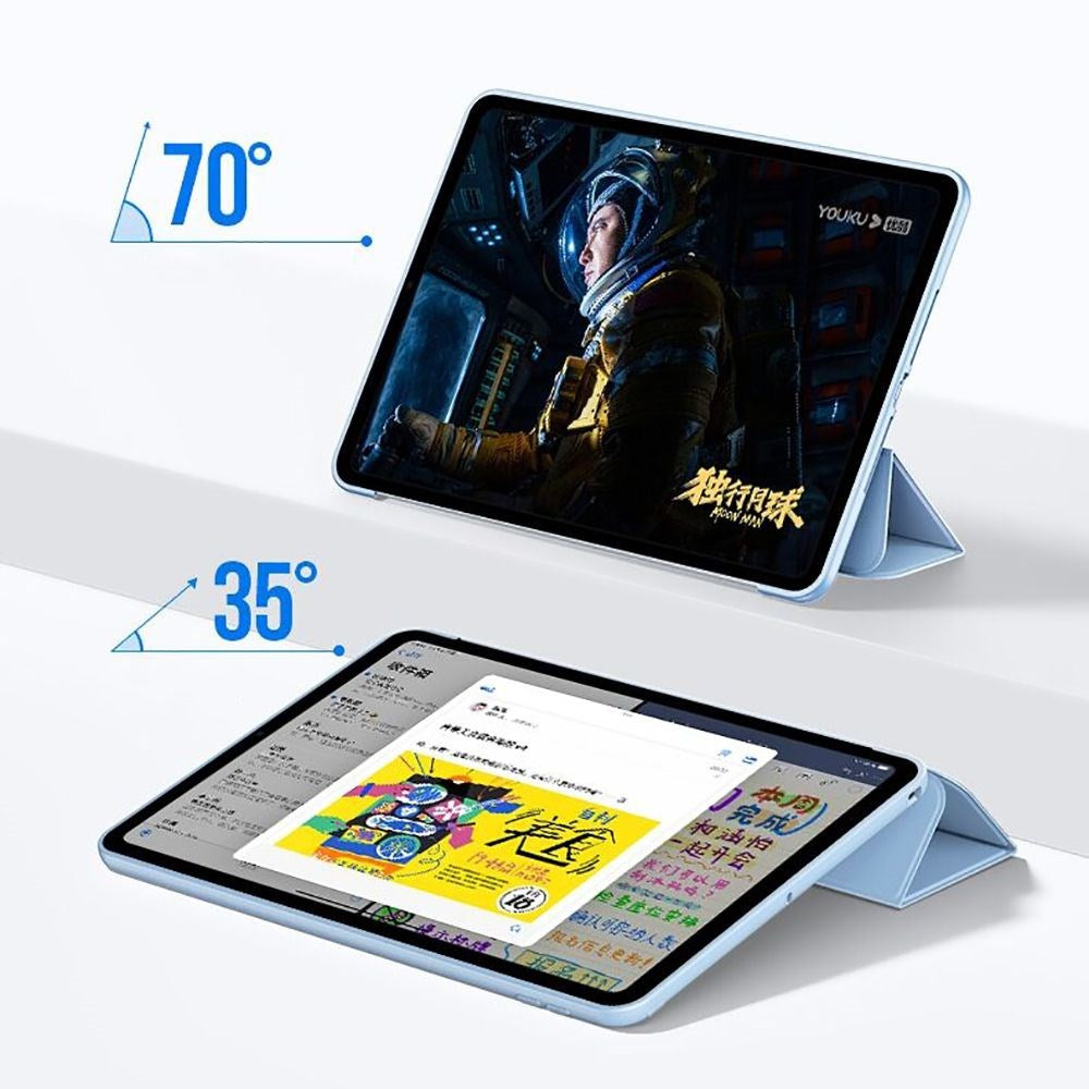 iPad 11" (2025) / iPad 10.9" (2024/2022) Tech-Protect Smartcase Deksel Tri-fold - Svart