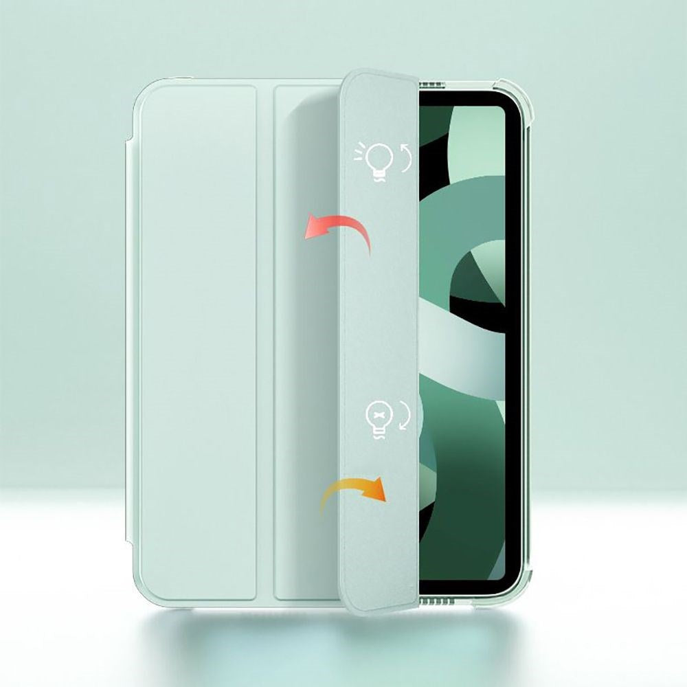 iPad 11" (2025) / iPad 10.9" (2024/2022) Tech-Protect SC Hybrid Tri-fold Deksel - Rosa / Gjennomsiktig