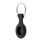 Tech-Protect Icon Silikon Deksel til AirTag 1. & 2. Gen. m. Nøkkelring - Svart