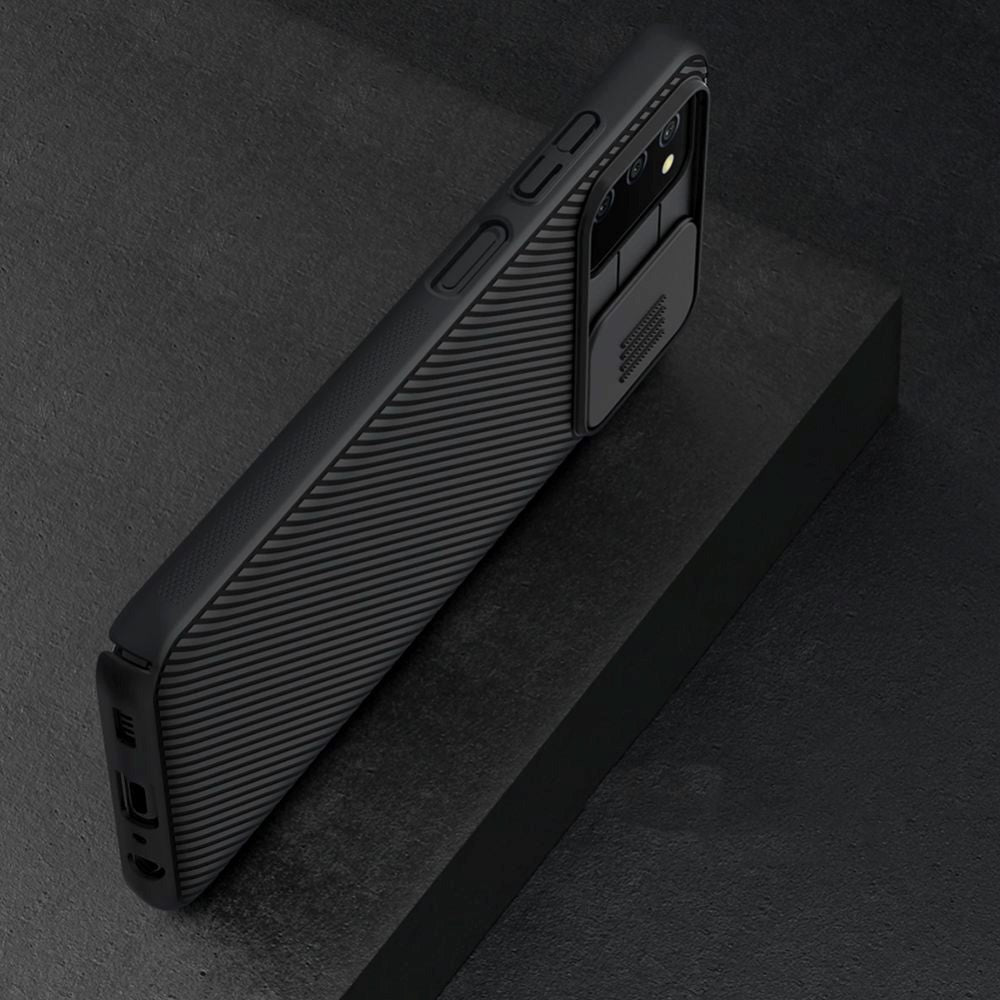 Samsung Galaxy A03s Nillkin Camshield Deksel - Svart