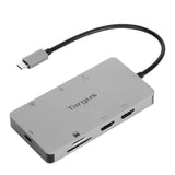 Targus 100W USB-C Hub Dokkingstasjon - Sølv