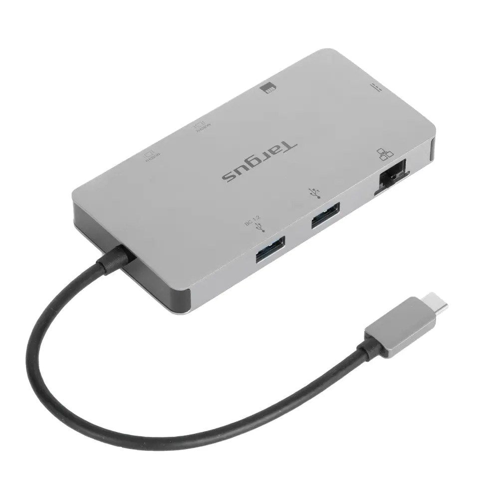 Targus 100W USB-C Hub Dokkingstasjon - Sølv