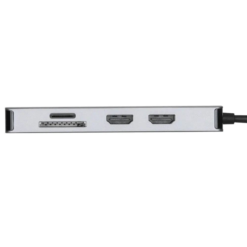 Targus 100W USB-C Hub Dokkingstasjon - Sølv