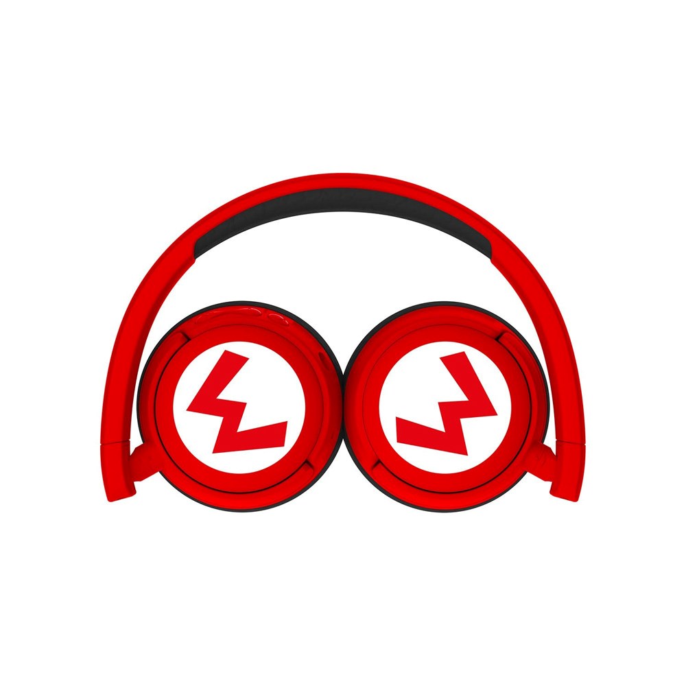 Super Mario OTL On-Ear Trådløse Hodetelefoner for Barn – Rød / Svart