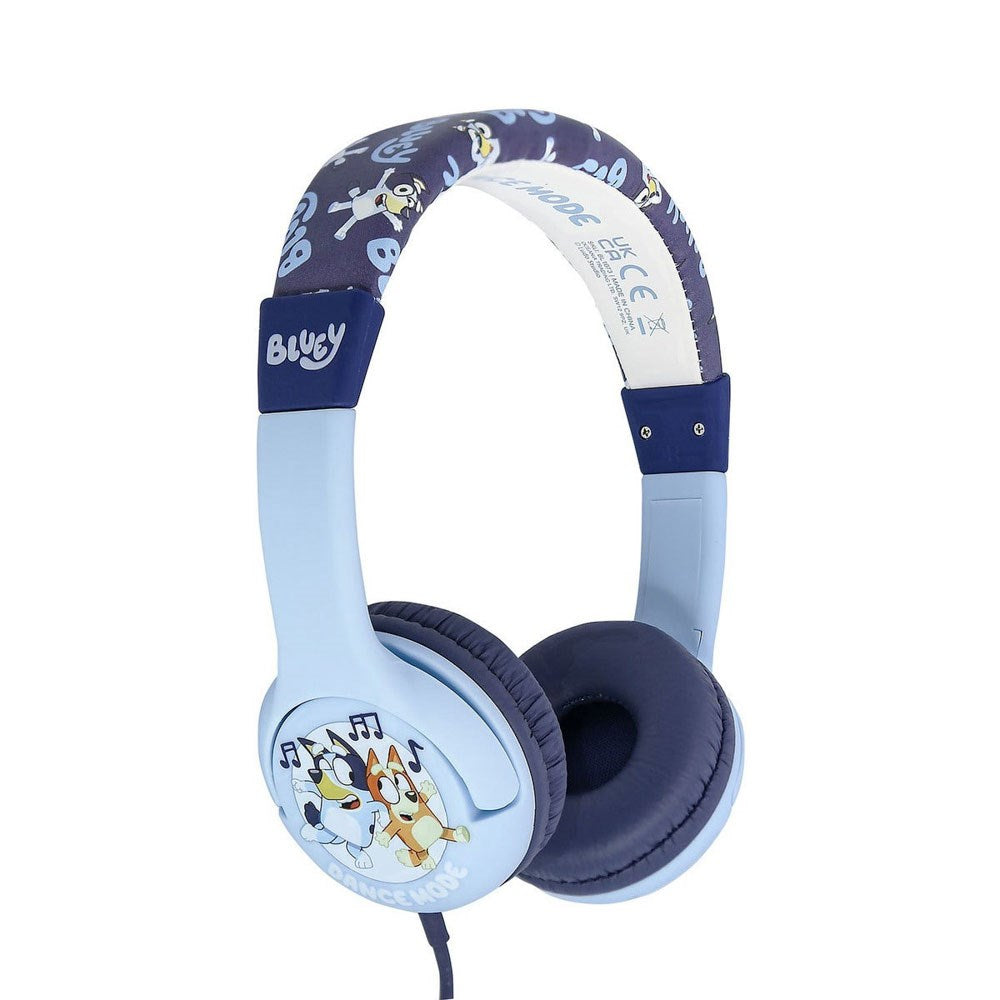 Bluey OTL On-Ear Hodetelefoner for Barn med Jackplugg – Maks. 85dB - Blå