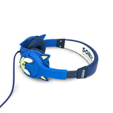 SONIC the Hedgehog OTL On-Ear Hodetelefoner for Barn med 3D-Ører – Maks. 85dB - Blå