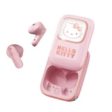 Hello Kitty OTL True Wireless In-Ear Hodetelefoner med Skyvbart Ladeetui - Rosa