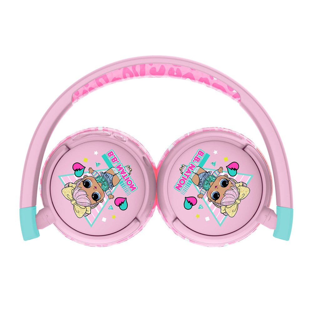 L.O.L. Surprise OTL On-Ear Trådløse Hodetelefoner for Barn – Rosa / Blå