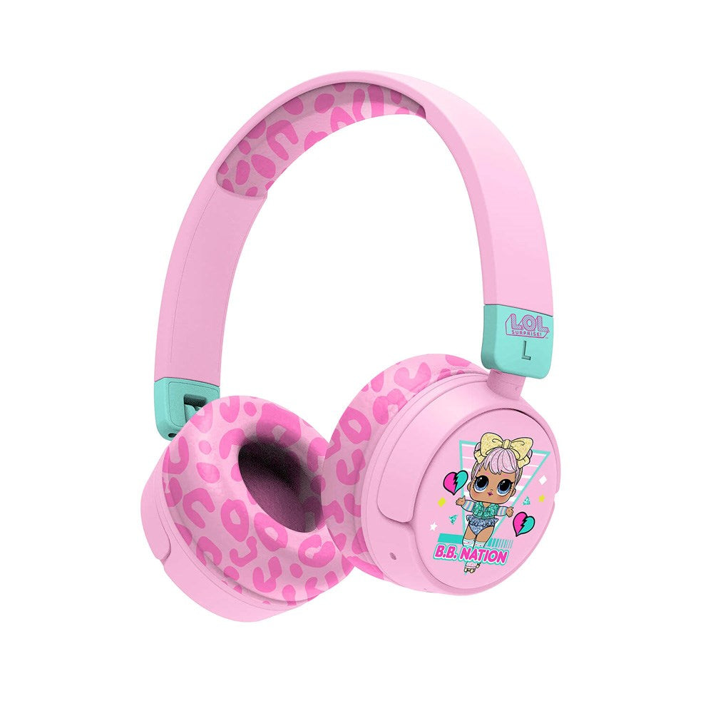 L.O.L. Surprise OTL On-Ear Trådløse Hodetelefoner for Barn – Rosa / Blå
