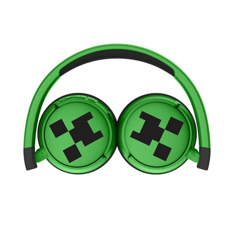 Minecraft OTL On-Ear Trådløse Hodetelefoner for Barn – Grønn / Svart