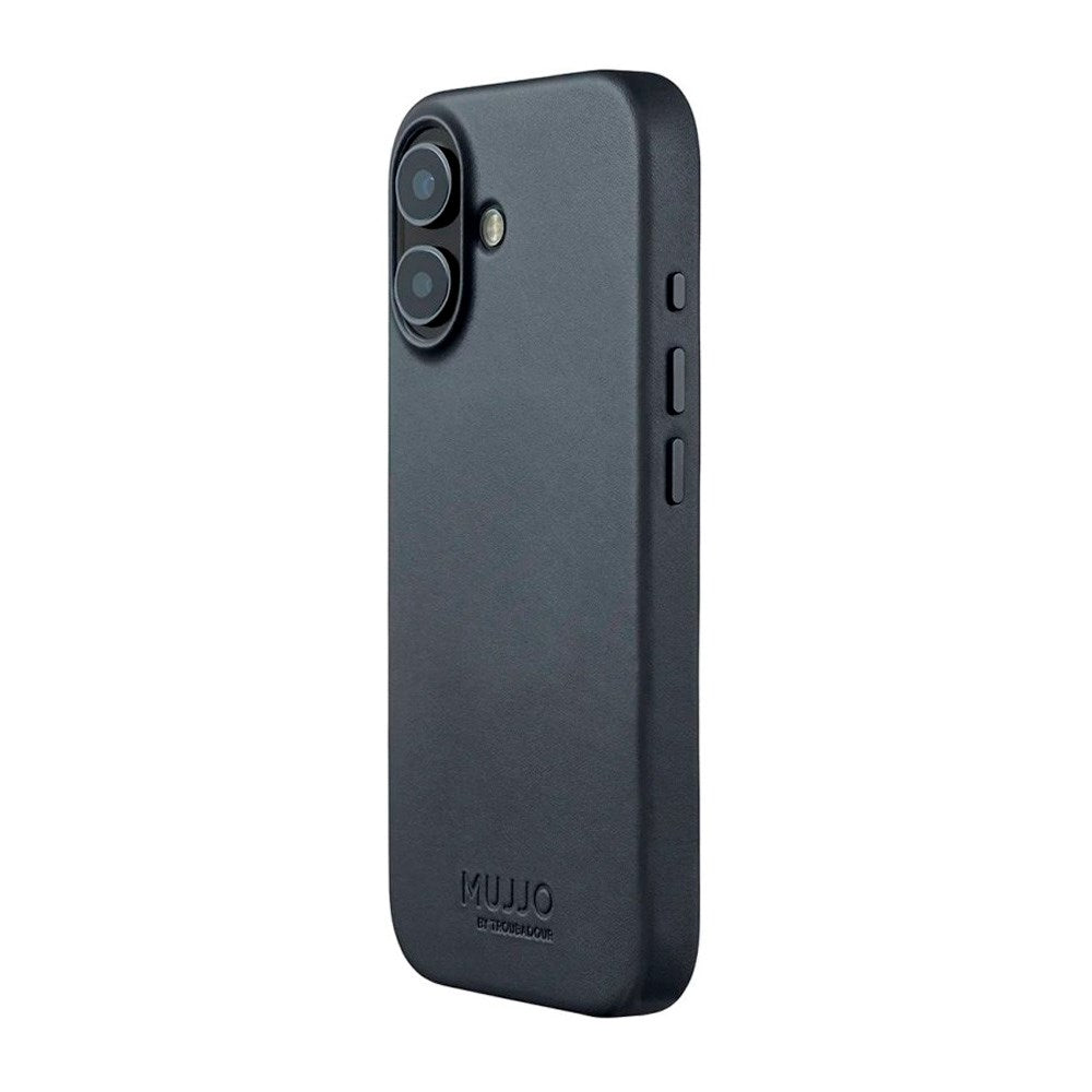 Mujjo iPhone 17 Leather Case - MagSafe Kompatibel - Basalt